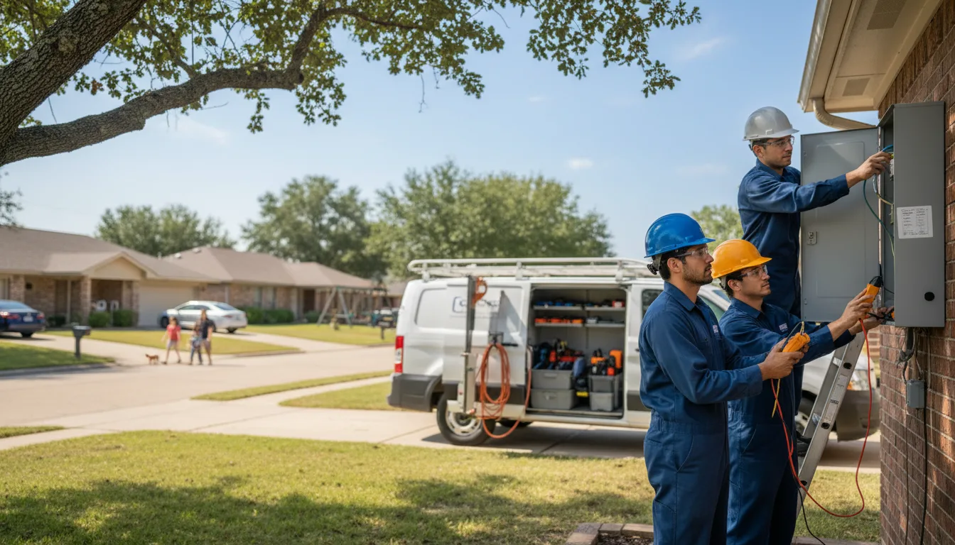 Certified electrician providing emergency electrical services in Entriken, PA